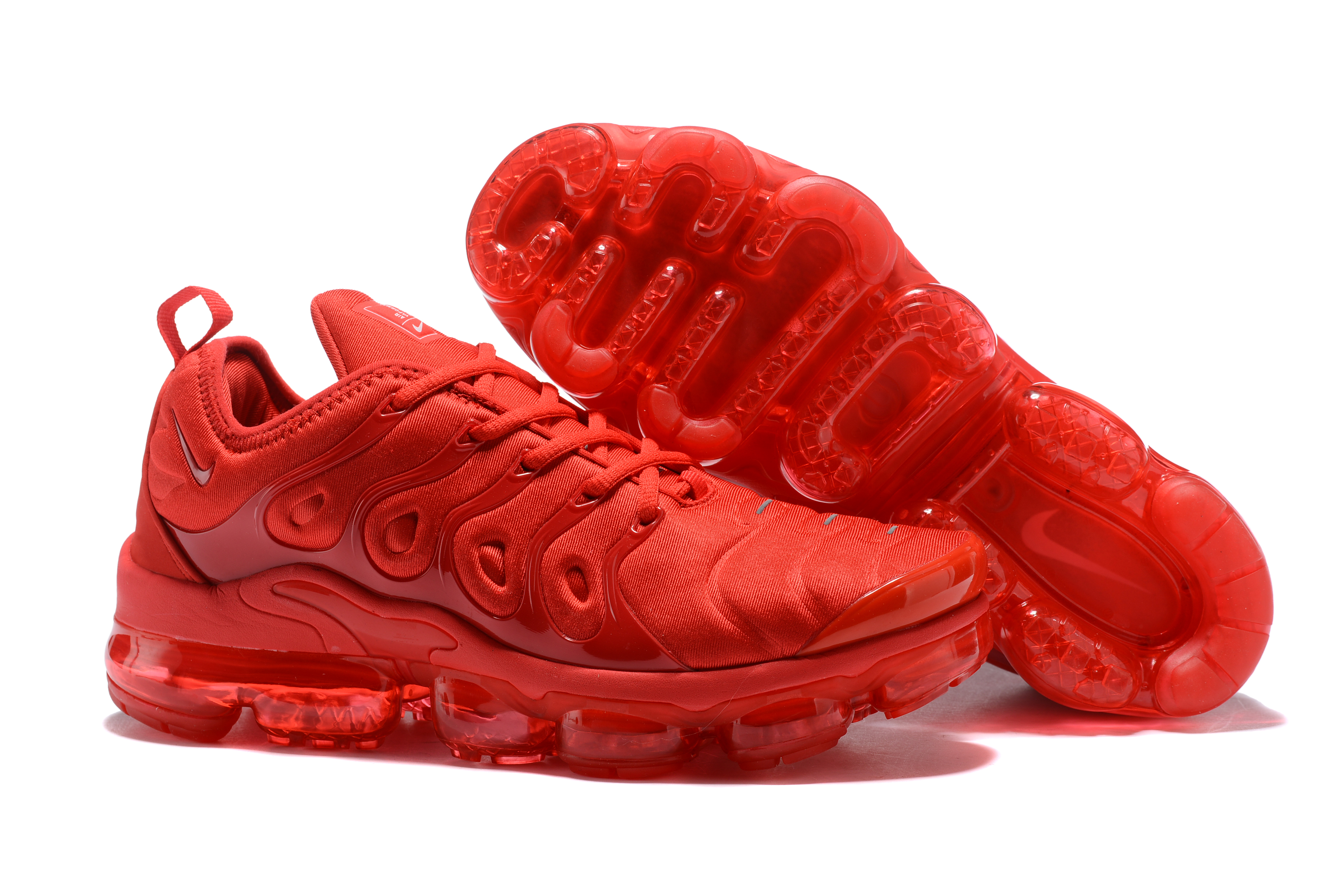 Women 2018 Nike Air Max TN Plus All Red Shoes - Click Image to Close